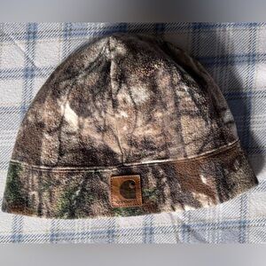 Carhartt × Real Tree Fleece Beanie Collab. A294 Camo, OSFA Y2K VINTAGE GRAIL NWT